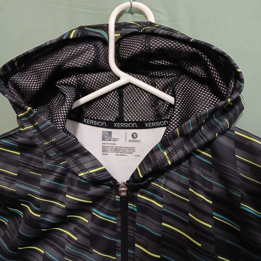 XERSION Boys Full Zip Active Hoodie Long Sleeve Size XL 18-20 Athletic Jacket - Picture 11 of 16